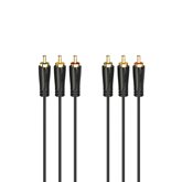 Hama Audio-/videokabel verguld 1,5m 1