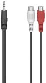 Hama Audio-adapter 2x cinch-koppeling 3,5mm jack-stekker 1