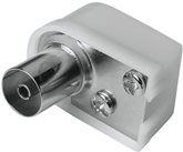 Hama Antennekoppeling coax-hoek schroefbaar 1