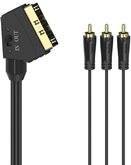 Hama Videokabel Scart-stekker 3 cinch-stekkers 1,5m 1