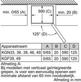 BOSCH KGN33NWEB Serie 2 Koel-vriescombinatie 10