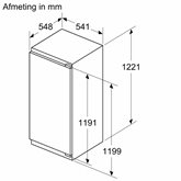 Siemens KI42LVFE0 inbouw 1-deurskoelkast 2