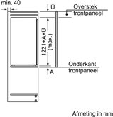 Siemens KI42LVFE0 inbouw 1-deurskoelkast 8