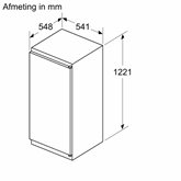 Siemens KI41RNSE0 iQ100 inbouw 1-deurskoelkast 6