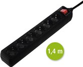 Hama stekkerdoos 6-weg geaard met schakelaar 2