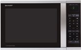 Sharp R971INW Combimagnetron - Inox / Zilver  1