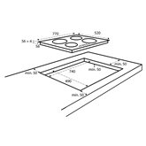 Inventum inbouw inductiekookplaat IKI7735MAT 2