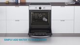 Indesit IS67V8CHX/E vrijstaand elektrisch fornuis 4