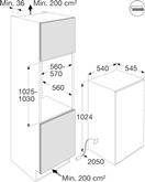ETNA VS6102NF Inbouw Vriezer 2