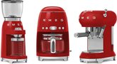 SMEG CGF11RDEU Koffiemolen 50's Style - Rood  6