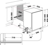 Whirlpool W8I HF58 TUS MaxiSpace Vakhandel Inbouw-vaatwasser  2