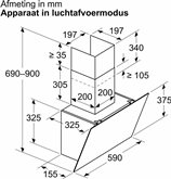 Siemens LC65KDK60 iQ100 wandschouwkap 2