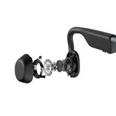 Shokz OpenMove Bone conduction hoofdtelefoon Grijs 4
