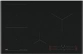 ​AEG TII84B10FZ SaphirMatt 7000 Serie Inbouw Inductiekookplaat - 80 cm 1