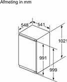 BOSCH KIR31VFE0 Serie 4 Inbouw Koelkast 2