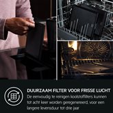 AEG TCH74B01FB 6000 serie ComboHob Bridge kookplaat met afzuiging 3