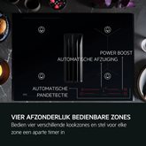 AEG TCH74B01FB 6000 serie ComboHob Bridge kookplaat met afzuiging 4