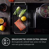 AEG TCH74B01FB 6000 serie ComboHob Bridge kookplaat met afzuiging 6