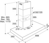 ETNA AB390ZT Wandschouw afzuigkap 2