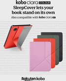 Kobo Clara sleepcover case candy pink 2