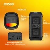 Sony SRS-XV500 bluetooth speaker  6