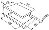 SMEG SI5322B inbouw inductiekookplaat  2