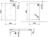 SMEG SI5322B inbouw inductiekookplaat  3