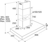 ATAG WS90292IM wandschouw afzuigkap 2