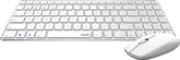 Rapoo "9300M draadloos toetsenbord combo set wit 4