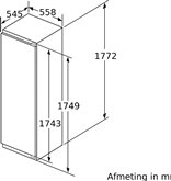 Siemens GI81NECE0 iQ500 extraKlasse Inbouw Vriezer 7