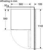 BOSCH GTV15NWEB Serie 2 Vriezer - Tafelmodel 5