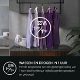 AEG LWR7676BI 7000 Serie SensiDry ProSteam inbouw was-droogcombinatie 2