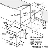 BOSCH HMG736FB1 Serie 8 EXCLUSIV Inbouwoven met Magnetron  2