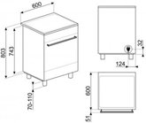SMEG C6IMXT2 Classici Esthetisch Fornuis met Inductie Kookplaat - 60 x 60 cm 4