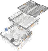 Miele G 7985 SCVi XXL AutoDos K2O volledig geïntegreerde vaatwasser 10