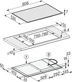 Miele KM 7373 FR inductie kookplaat 2