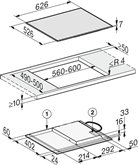 Miele KM 7361 FR inductie kookplaat 2