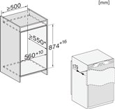 Miele FNS 7140 C inbouw vriezer 2