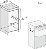 Miele K 7437 D inbouw koelkast 7