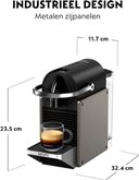 Krups Nespresso XN306T Pixie Koffiecupmachine - Titan 7