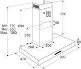 ATAG WS90211MS Wandschouw Afzuigkap 2