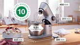 BOSCH MUM9B34S27 Serie 8 Keukenmachine OptiMUM 1400 W - Zilver/Zwart 13