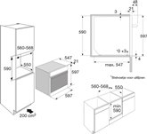 ATAG CS66121C  Inbouw Combo Stoomoven met Kleurendisplay - Black Steel 2