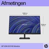 HP V24i G5 monitor 12