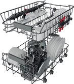 Whirlpool WSFC 3M27 X Slimline Vaatwasser - RVS 7