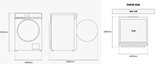 Samsung WD11DB7B85GW Bespoke AI Wash 7000-serie Was-droogcombinatie  9