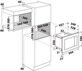 Whirlpool WMF200G NB inbouw combimagnetron  7