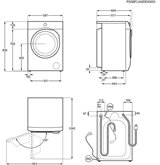 AEG LWR739X64 7000 Serie SensiDryProSteam Condensatie Was-droogcombinatie   6