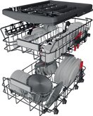 Whirlpool WSIO 3O34 PFE X Slimline Inbouw Vaatwasser - RVS 8