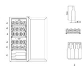mQuvée WineExpert 24 Wijnkast - RVS 4